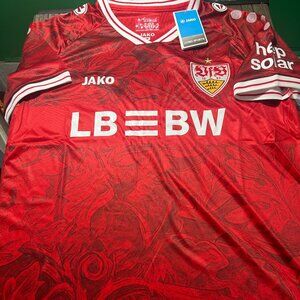 GERMANY Bundesliga Vfb STUTTGART FC Men's JERSEY Sz M,L,XL,2XL By Jako